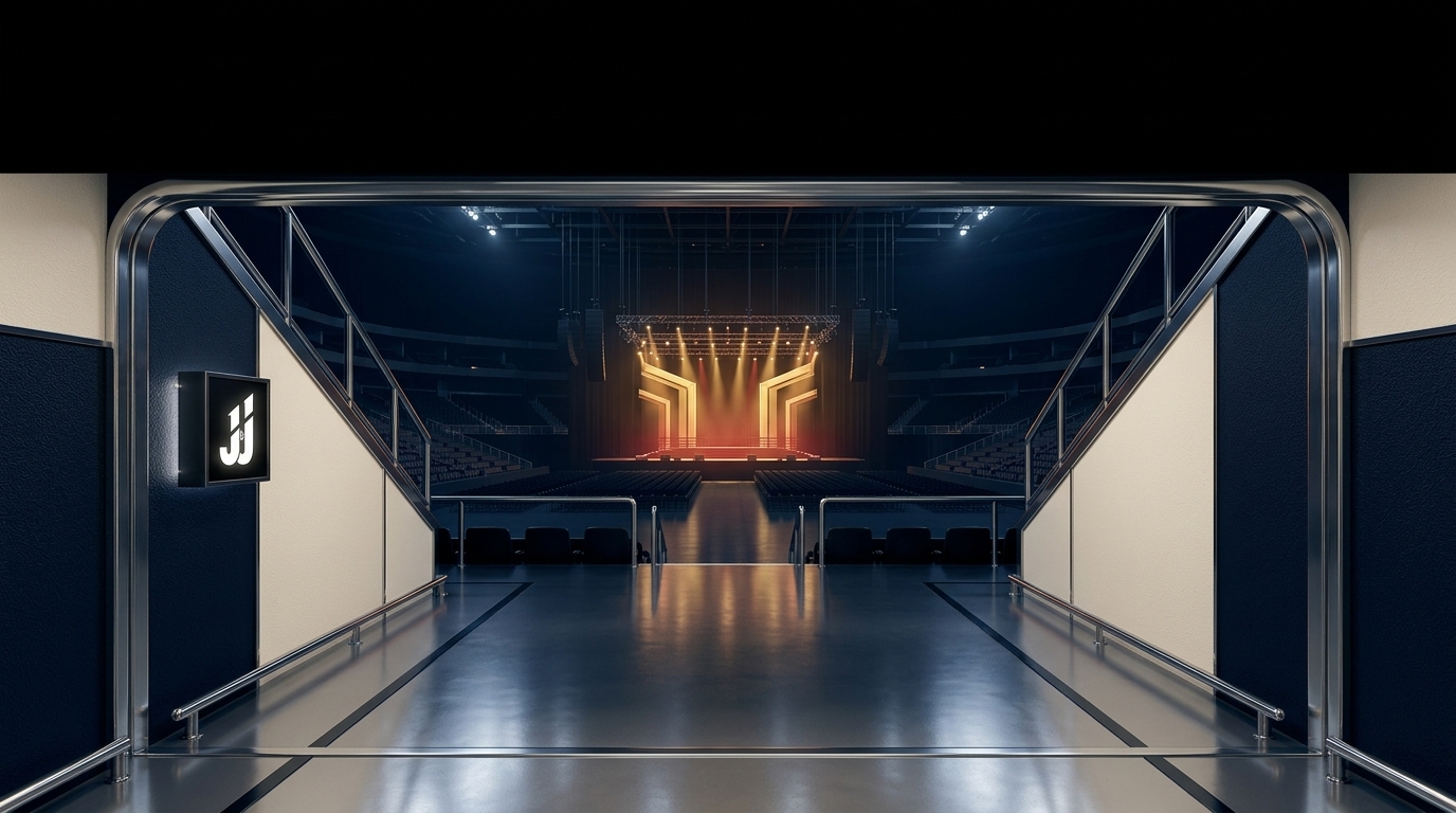 Cinematic arena closing frame
