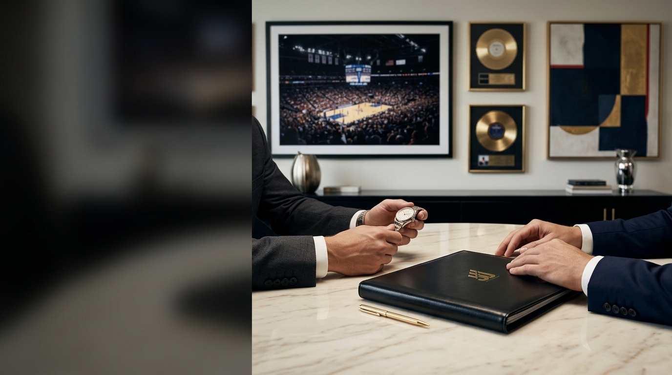 Gold records and private office