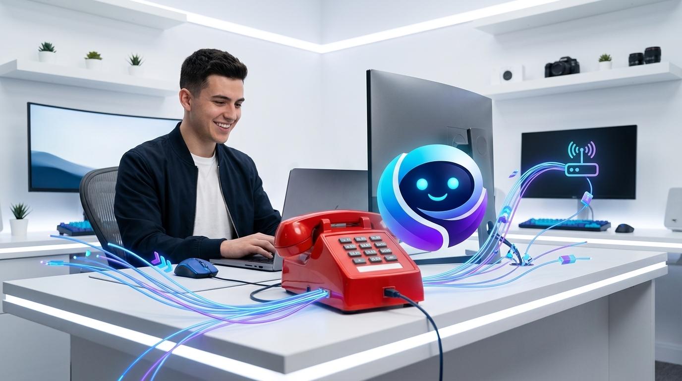 Bruno setting up a UK phone system and business communications